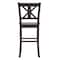 Flash Furniture Gray Wash Walnut Solid Wood Bar Stools, 2PK ES-STBN1-29-GY-2-GG - alternate 9